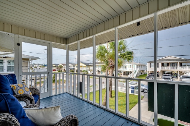 321 53rd Ave N, North Myrtle Beach, SC 29582 - sunroom with a residential view and plenty of natural light