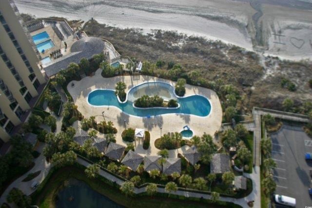9994 Beach Club Dr Unit 2402, Myrtle Beach, SC 29572 - aerial overview of property's location featuring a pool area