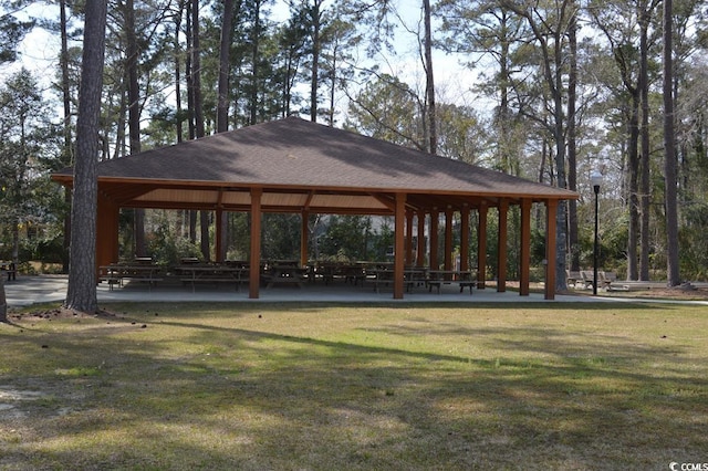 24 Gate 7, Carolina Shores, NC 28467 - view of home's community with a gazebo and a lawn