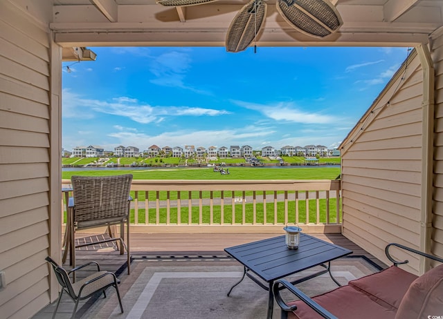 4018 Fairway Lakes Dr Unit 4018, Myrtle Beach, SC 29577 - covered porch featuring a residential view