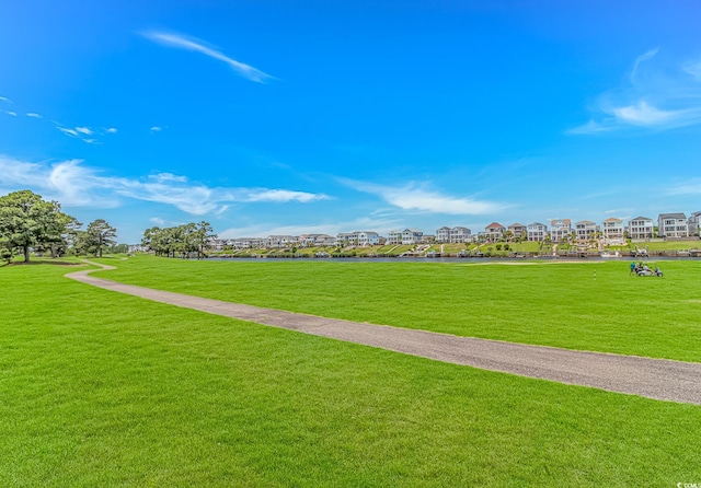 4018 Fairway Lakes Dr Unit 4018, Myrtle Beach, SC 29577 - surrounding community featuring a lawn and a residential view