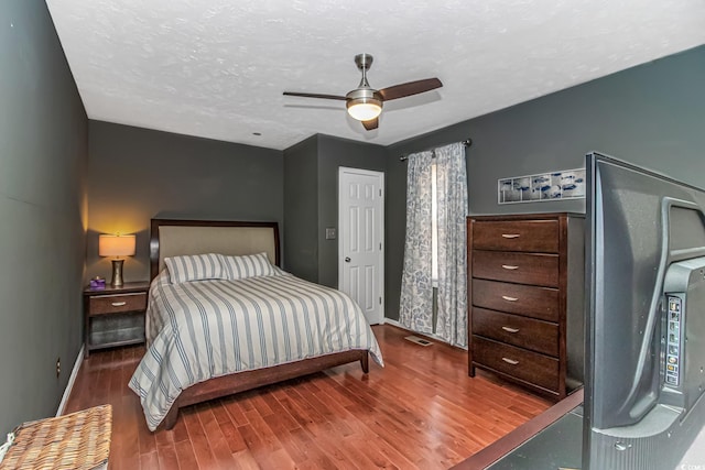 4018 Fairway Lakes Dr Unit 4018, Myrtle Beach, SC 29577 - bedroom featuring wood finished floors and ceiling fan