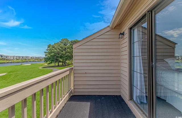4018 Fairway Lakes Dr Unit 4018, Myrtle Beach, SC 29577 - balcony featuring a water view