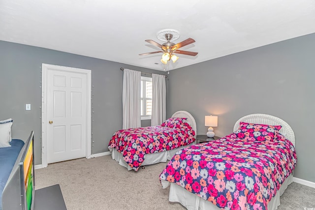 4018 Fairway Lakes Dr Unit 4018, Myrtle Beach, SC 29577 - bedroom featuring carpet flooring and ceiling fan