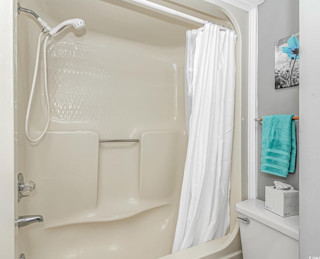 4018 Fairway Lakes Dr Unit 4018, Myrtle Beach, SC 29577 - full bathroom with shower / bathtub combination with curtain and toilet