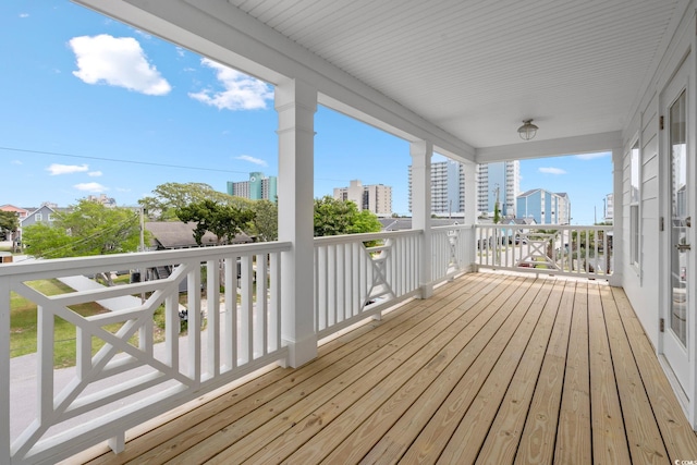 135B Sunset Dr, Murrells Inlet, SC 29576 - view of wooden deck