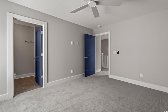135B Sunset Dr, Murrells Inlet, SC 29576 - unfurnished bedroom featuring carpet, baseboards, and a ceiling fan