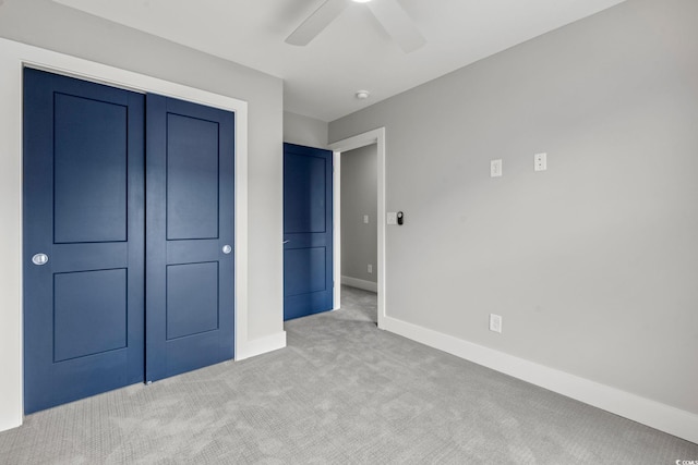 135B Sunset Dr, Murrells Inlet, SC 29576 - unfurnished bedroom featuring carpet, baseboards, a closet, and ceiling fan