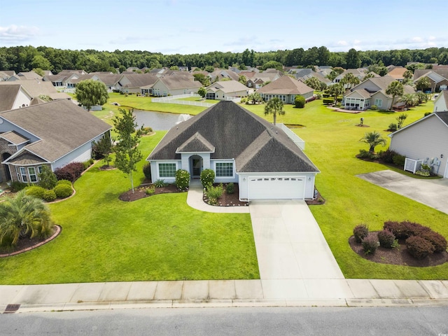 357 Southern Breezes Cir, Murrells Inlet, SC 29576 - aerial perspective of suburban area with a nearby body of water