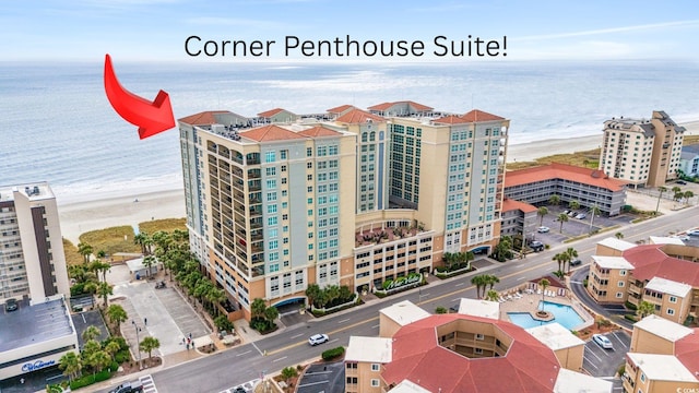 603 S Ocean Blvd Unit 1504, North Myrtle Beach, SC 29582 - aerial view of extended coastline