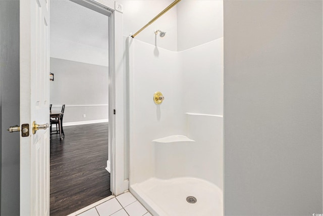 4721 Hibiscus Dr Unit 3-302, Little River, SC 29566 - full bathroom with a stall shower and tile patterned flooring
