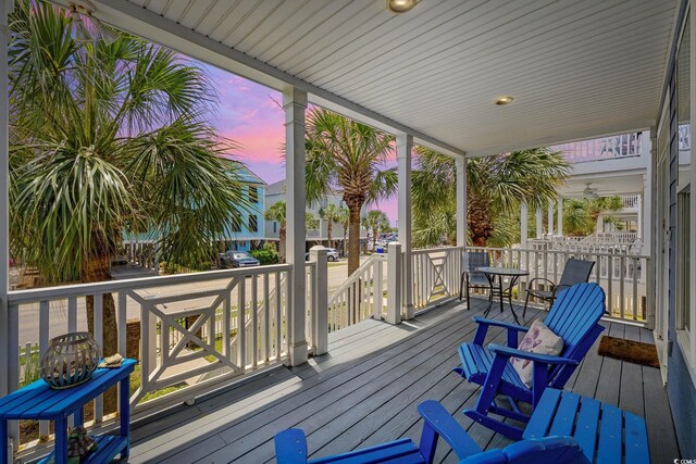22 Ocean Blvd N, Surfside Beach, SC 29575 - view of porch