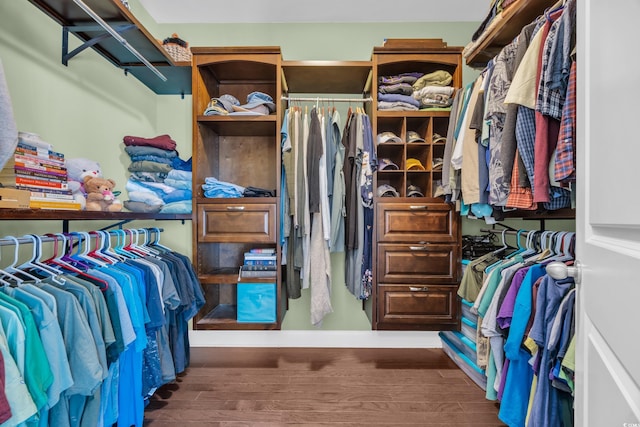 321 Sanctuary Ct, Myrtle Beach, SC 29588 - walk in closet featuring wood finished floors