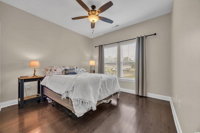 321 Sanctuary Ct, Myrtle Beach, SC 29588 - bedroom featuring wood-type flooring and a ceiling fan