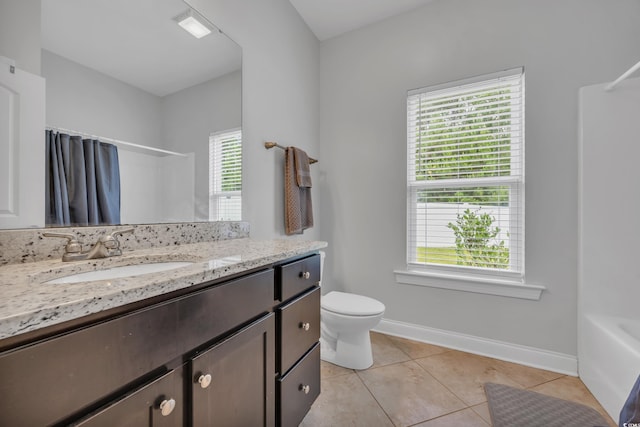 321 Sanctuary Ct, Myrtle Beach, SC 29588 - full bathroom with vanity, tile patterned flooring, and shower / bath combination with curtain