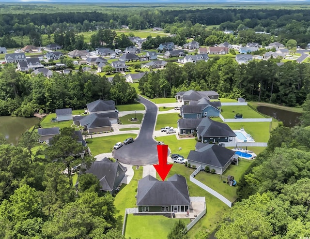 321 Sanctuary Ct, Myrtle Beach, SC 29588 - aerial perspective of suburban area