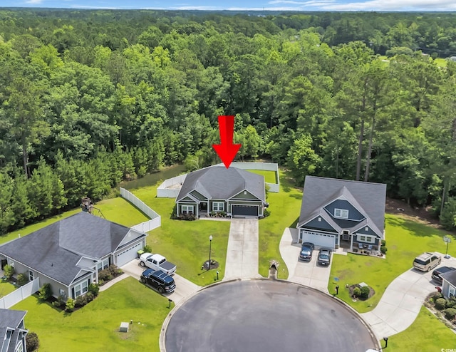 321 Sanctuary Ct, Myrtle Beach, SC 29588 - drone / aerial view of a forest