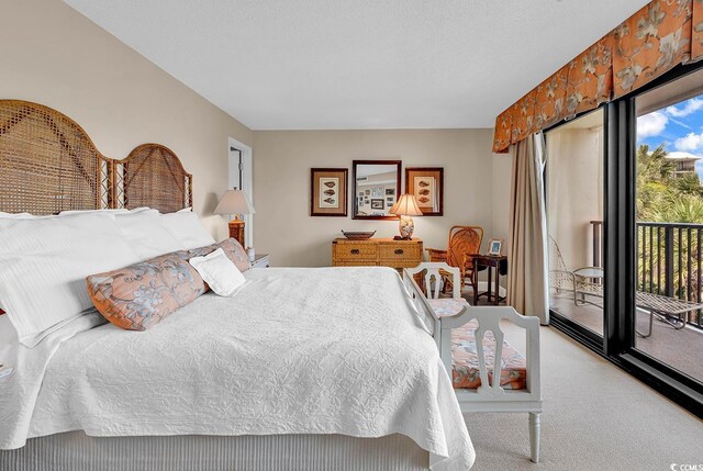 741 Retreat Beach Cir Unit B-1-A, Pawleys Island, SC 29585 - bedroom with access to exterior and carpet