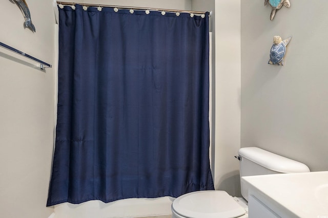 6015 Catalina Dr Unit 634, North Myrtle Beach, SC 29582 - full bathroom with vanity and shower / tub combo with curtain