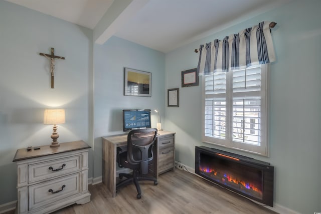 4525 Landing Rd, Little River, SC 29566 - office featuring light wood finished floors and baseboards