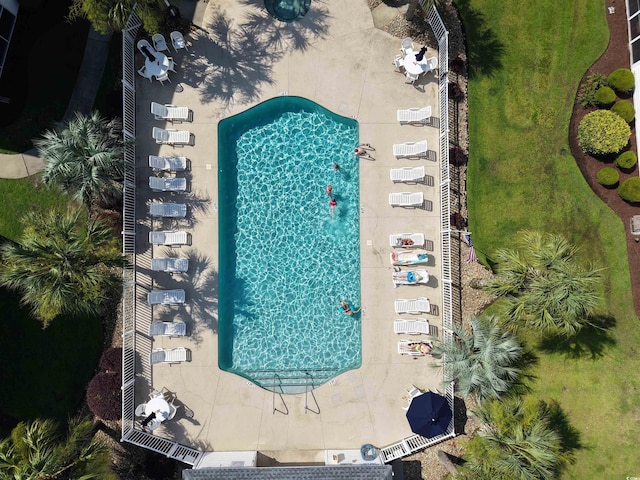 901 W Port Dr Unit 305, North Myrtle Beach, SC 29582 - aerial view of a pool