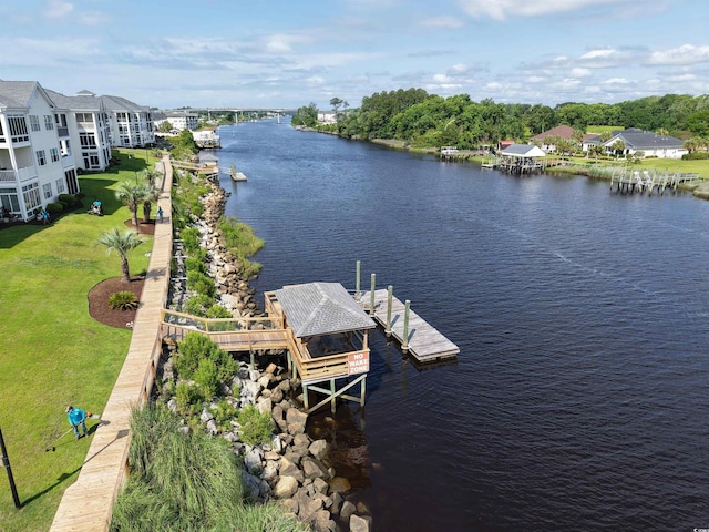 901 W Port Dr Unit 305, North Myrtle Beach, SC 29582 - dock with a water view
