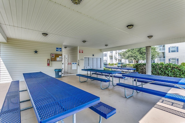 901 W Port Dr Unit 305, North Myrtle Beach, SC 29582 - view of patio featuring mail area