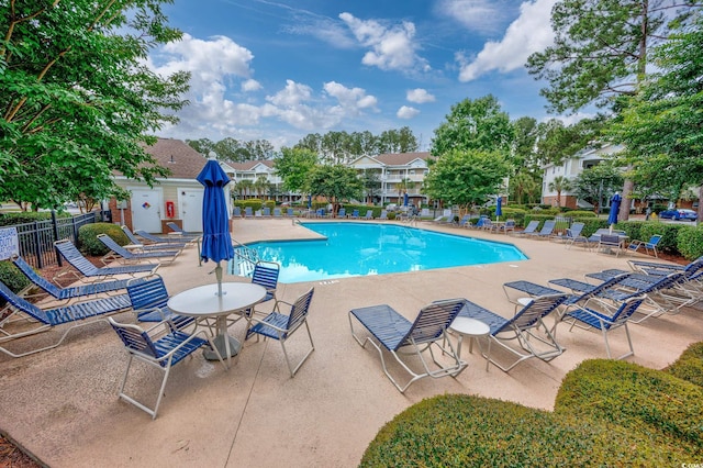5825 Catalina Dr Unit 125, North Myrtle Beach, SC 29582 - community pool with a patio area