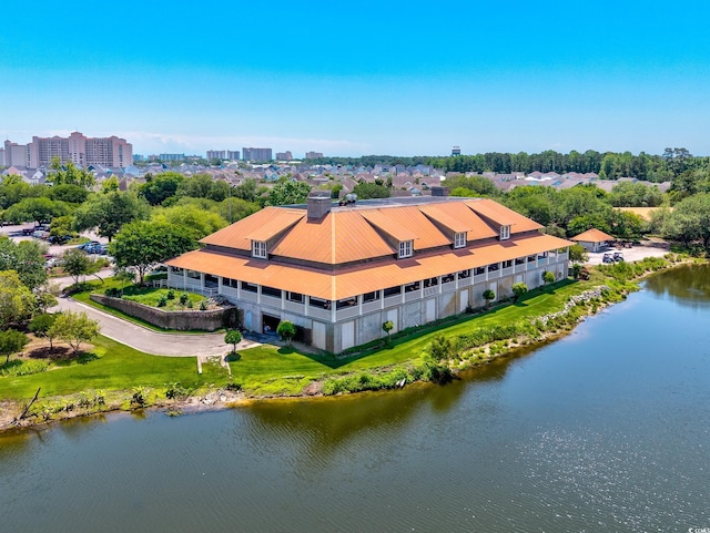 5825 Catalina Dr Unit 125, North Myrtle Beach, SC 29582 - drone / aerial view of a large body of water
