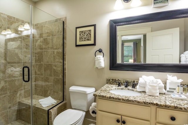 4901 N Market St, North Myrtle Beach, SC 29582 - full bathroom with vanity and a stall shower
