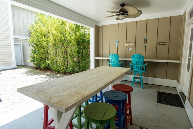 4901 N Market St, North Myrtle Beach, SC 29582 - view of patio with ceiling fan