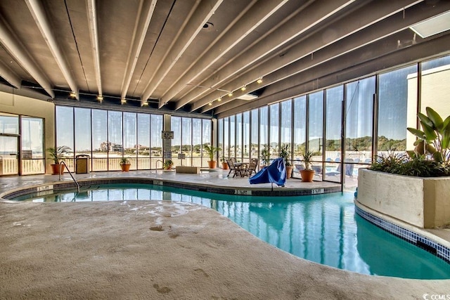 9400 Shore Dr Unit 617, Myrtle Beach, SC 29572 - indoor community pool featuring a patio area