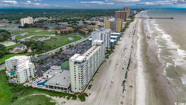 9400 Shore Dr Unit 617, Myrtle Beach, SC 29572 - aerial view of waterfront with a beach
