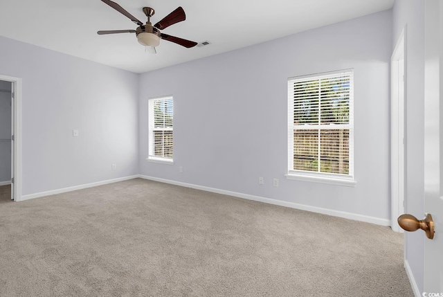 1636 Stuart Square Cir, Myrtle Beach, SC 29577 - unfurnished room featuring carpet floors, healthy amount of natural light, and ceiling fan