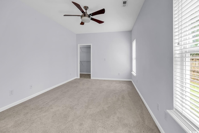1636 Stuart Square Cir, Myrtle Beach, SC 29577 - carpeted empty room with healthy amount of natural light, a ceiling fan, and vaulted ceiling