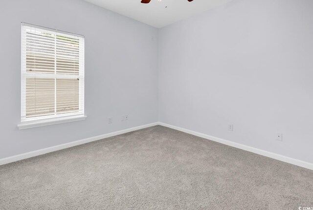 1636 Stuart Square Cir, Myrtle Beach, SC 29577 - empty room with ceiling fan and carpet flooring