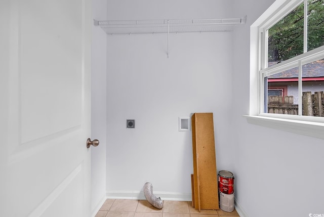 1636 Stuart Square Cir, Myrtle Beach, SC 29577 - laundry room featuring electric dryer hookup and light tile patterned floors