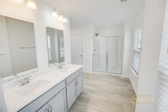 547 Pacific Commons Dr, Surfside Beach, SC 29575 - full bathroom featuring double vanity and a shower