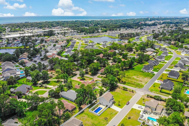 547 Pacific Commons Dr, Surfside Beach, SC 29575 - aerial view of residential area featuring a large body of water