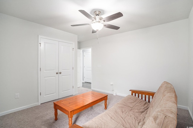 1807 Berkley Village Loop, Myrtle Beach, SC 29579 - sitting room with ceiling fan and carpet