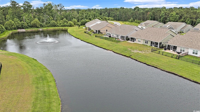 1807 Berkley Village Loop, Myrtle Beach, SC 29579 - aerial view of a nearby body of water and a heavily wooded area