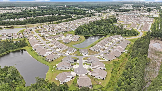 1807 Berkley Village Loop, Myrtle Beach, SC 29579 - aerial view of property and surrounding area featuring nearby suburban area and a nearby body of water