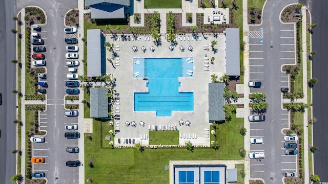 598 Cascade Loop, Little River, SC 29566 - bird's eye view of a pool