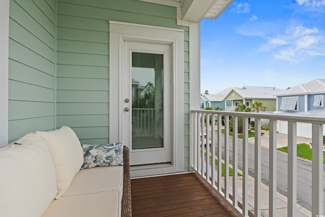 540 Chanted Dr, Murrells Inlet, SC 29576 - balcony with a residential view