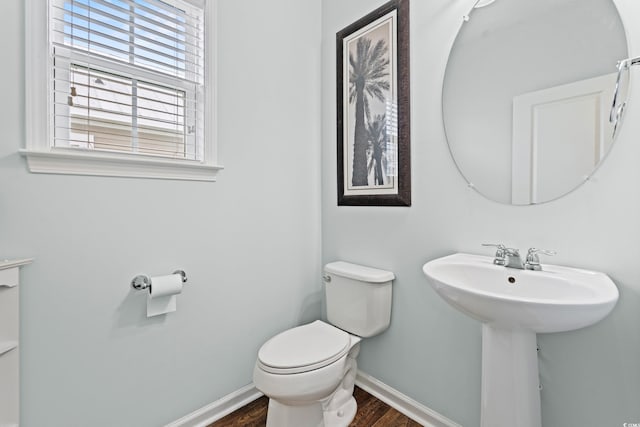 540 Chanted Dr, Murrells Inlet, SC 29576 - bathroom featuring toilet and wood finished floors