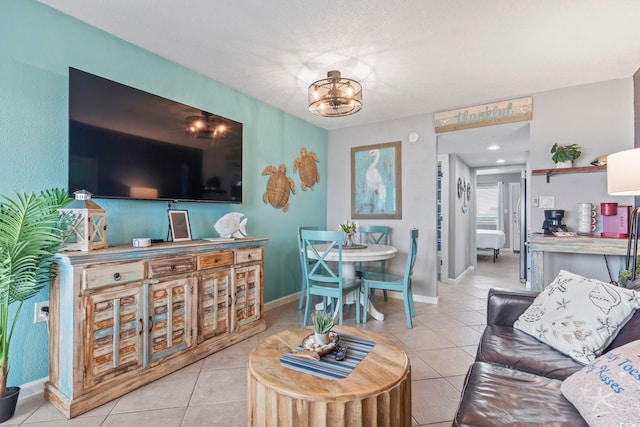2001 S Ocean Blvd Unit 1408, Myrtle Beach, SC 29577 - living room featuring light tile patterned floors and an office area