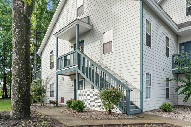 4344 Spa Dr Unit 605, Little River, SC 29566 - view of side of home with stairs