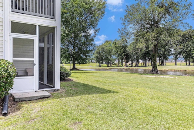 537 White River Dr Unit 17C, Myrtle Beach, SC 29579 - view of green lawn with a water view