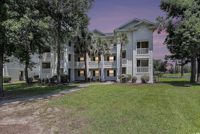 537 White River Dr Unit 17C, Myrtle Beach, SC 29579 - view of property with a front lawn