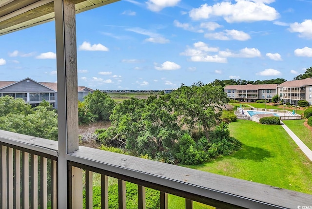 140 S Cove Pl Unit 6C, Pawleys Island, SC 29585 - view of balcony